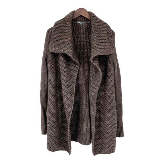 Vince Yak & Wool Brown Knit Cardigan - Picture 3 of 7